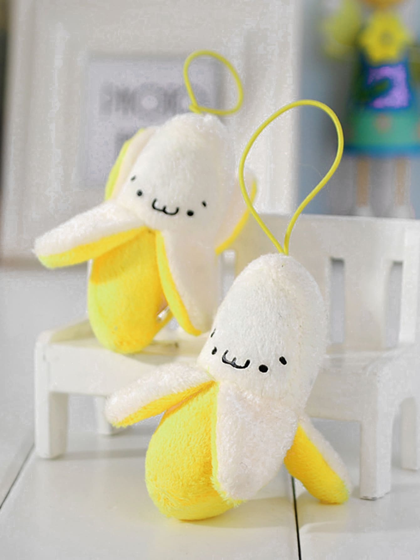 1pc Banana Design Pet Plush Toy